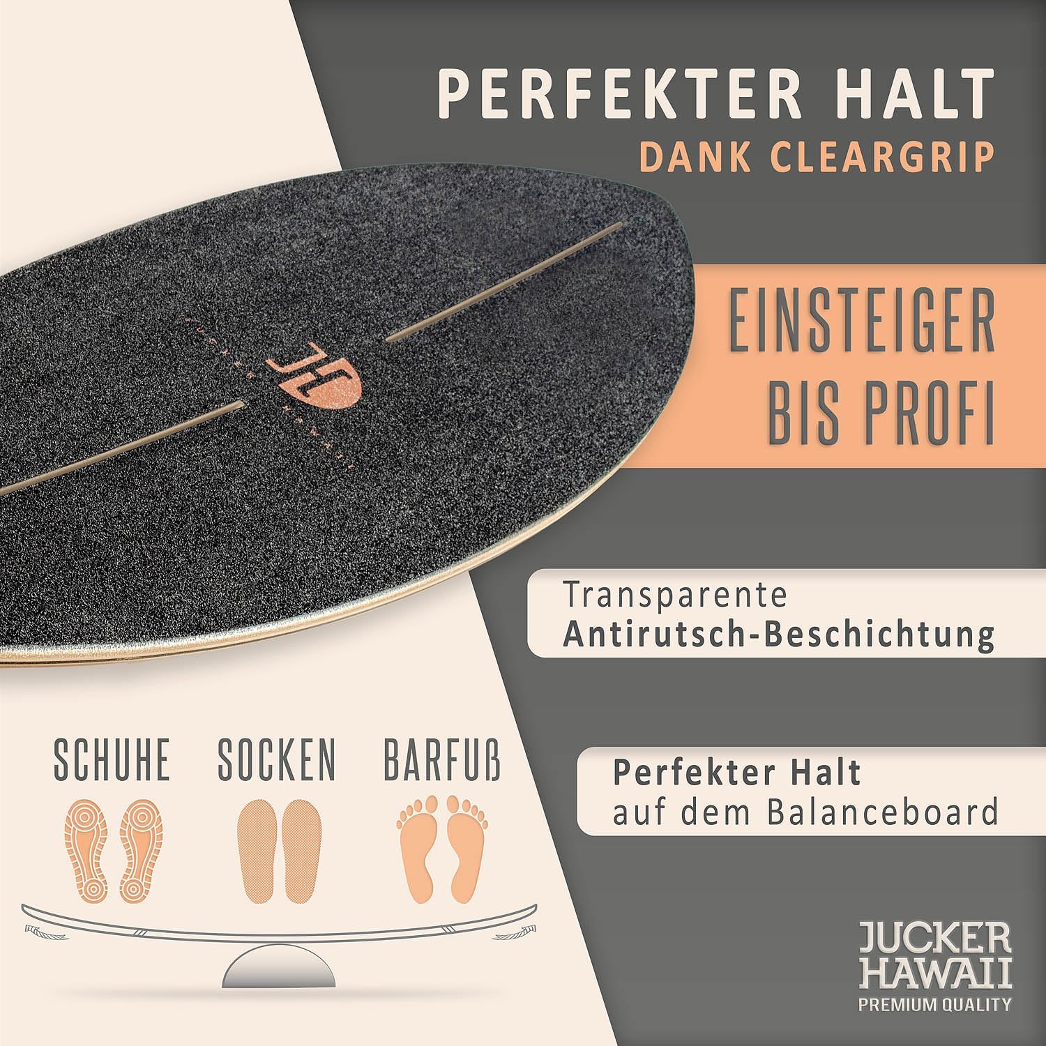 Thumbnail 2 de JUCKER HAWAII Ocean Rocker Balanceboard mit 10,5 cm
