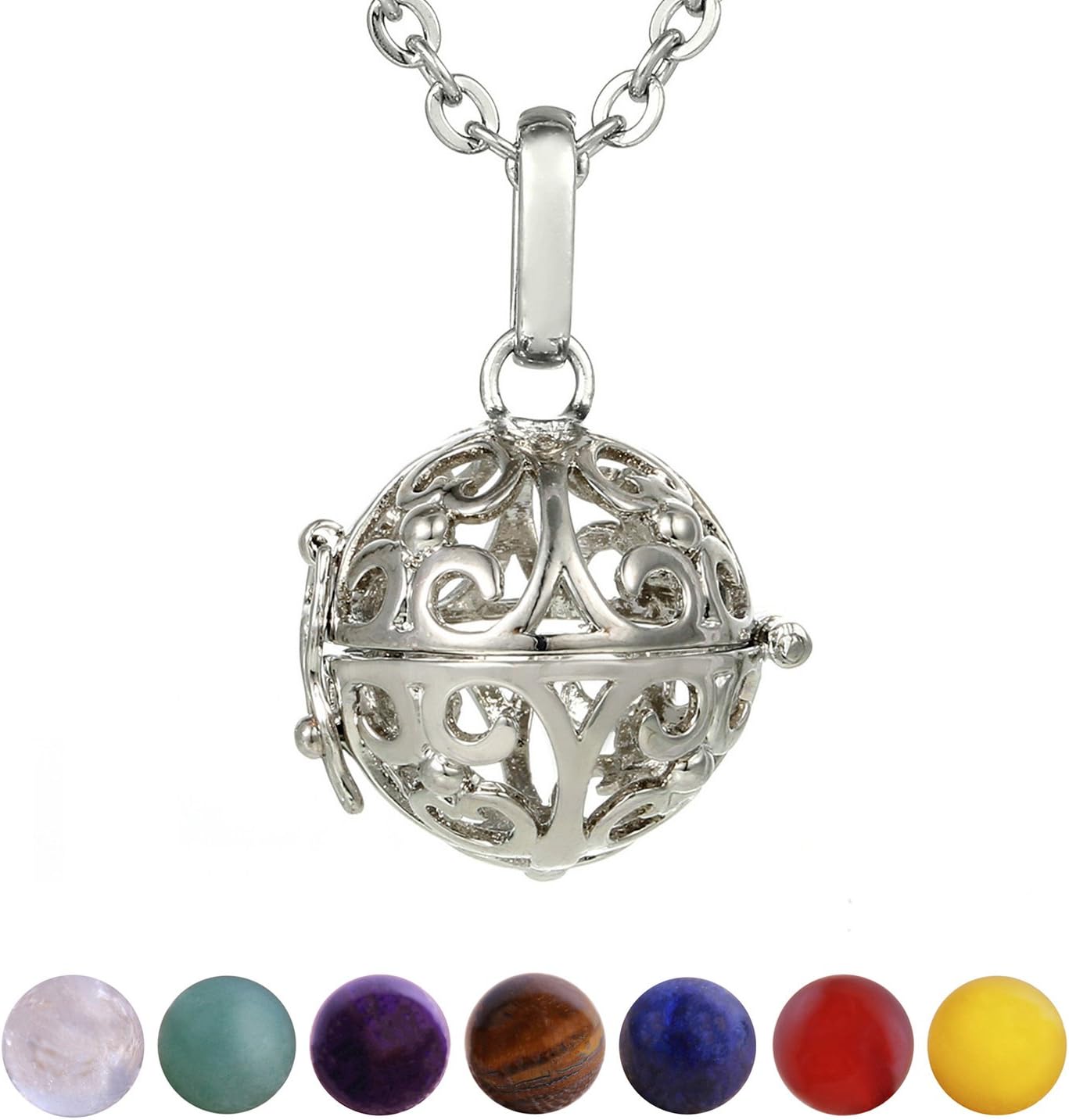 Thumbnail 3 de Morella collar 70 cm con 7 piedras chakra