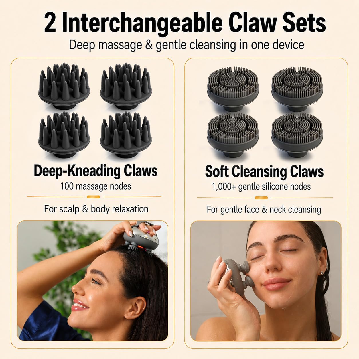 Thumbnail 2 de Melonsun Electric Scalp Massager, 2 Claw Sets