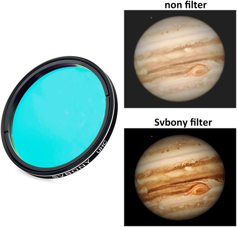 Thumbnail 3 de Filtre télescope Svbony 2 pouces UHC : améliore le contraste pour le ciel profond