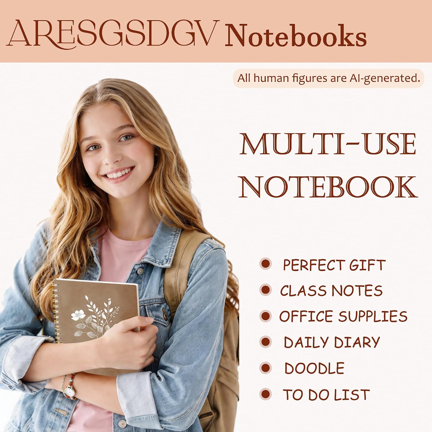 Detalle 2 de ARESGSDGV Happy Retirement Journal, 160 Pages, Hardcover with Perforated Pages