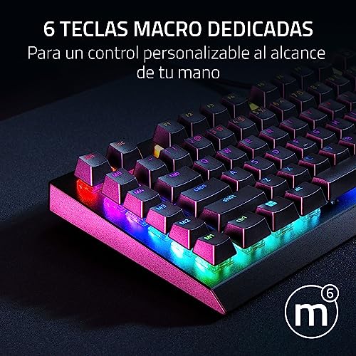 Thumbnail 2 de Razer BlackWidow V4 X: Teclado mecánico gaming con switches amarillos y iluminación Chroma RGB