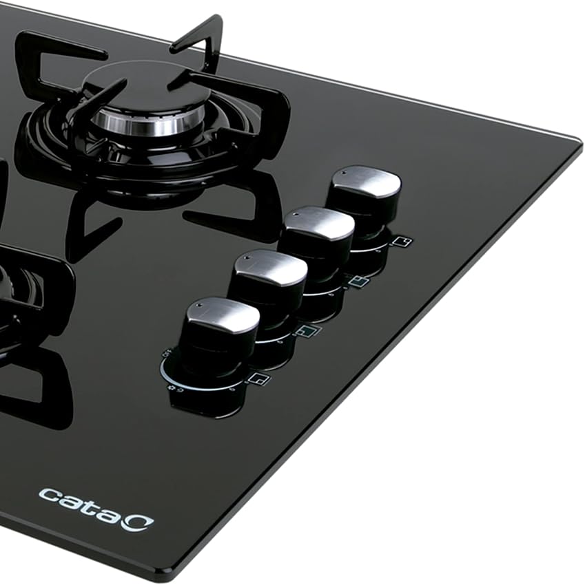 Detalle de Cata CI 631 BK encimera gas 59 cm, 4 quemadores