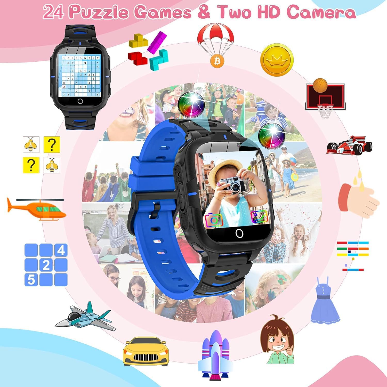 Thumbnail 1 de ELEJAFE Kids Smart Watch