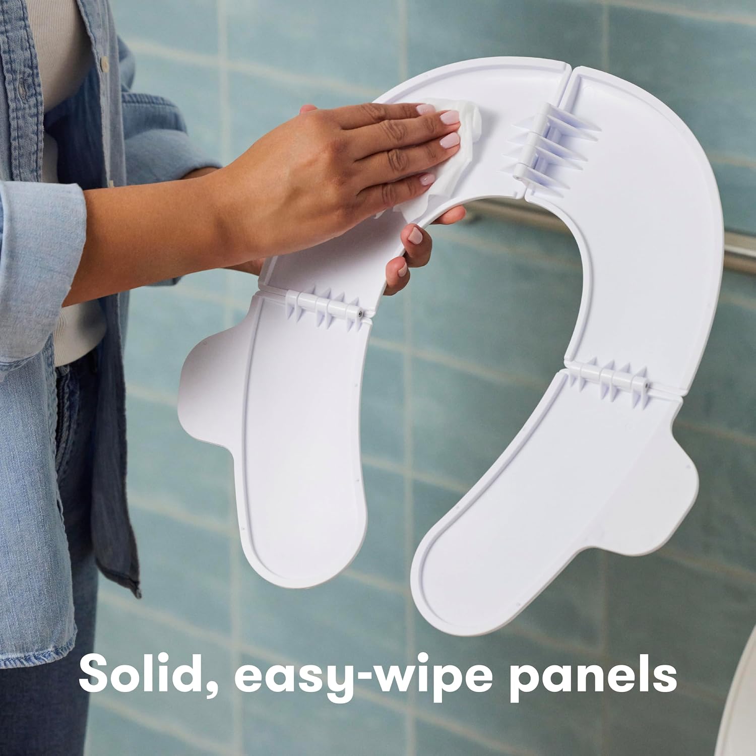 Thumbnail 4 de Frida Baby Fold-and-Go Portable Potty Seat: Compact, Travel-Friendly Boost for Toddler Potty Training
