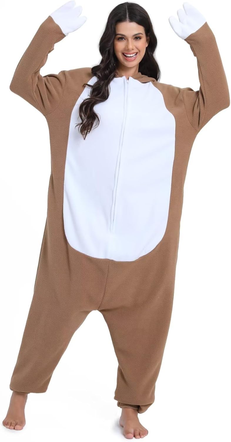 Thumbnail 5 de LBJR Tier Onesie Jumpsuit für Erwachsene – Karneval-, Halloween- und Cosplay-Schlafanzug