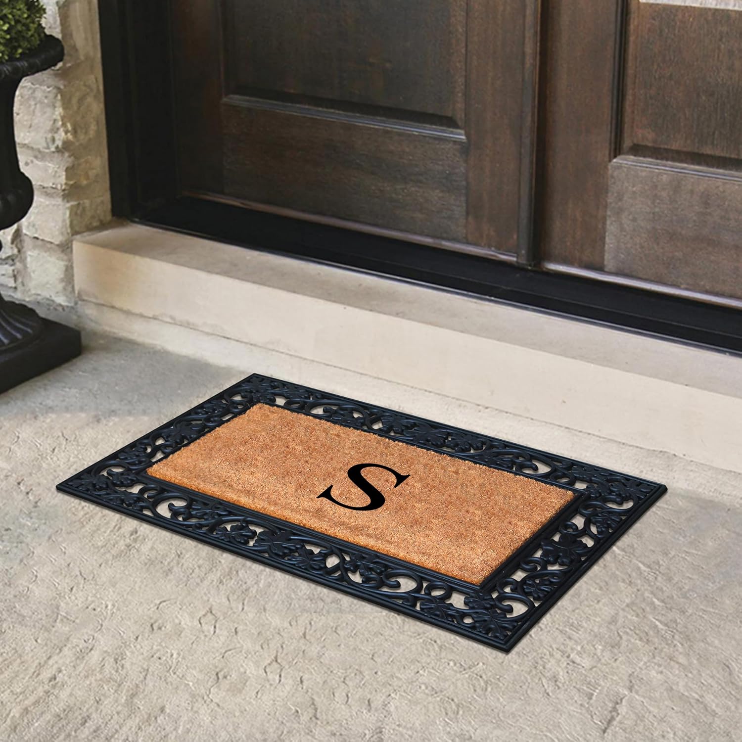 Detalle de A1 HOME COLLECTIONS Coir Doormat, 23" x 38