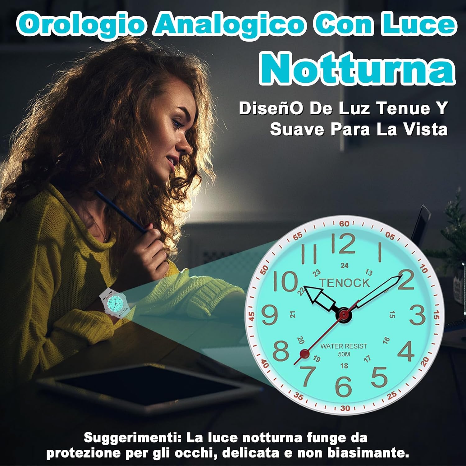 Detalle de TENOCK Orologio Sportivo Donna 50 M
