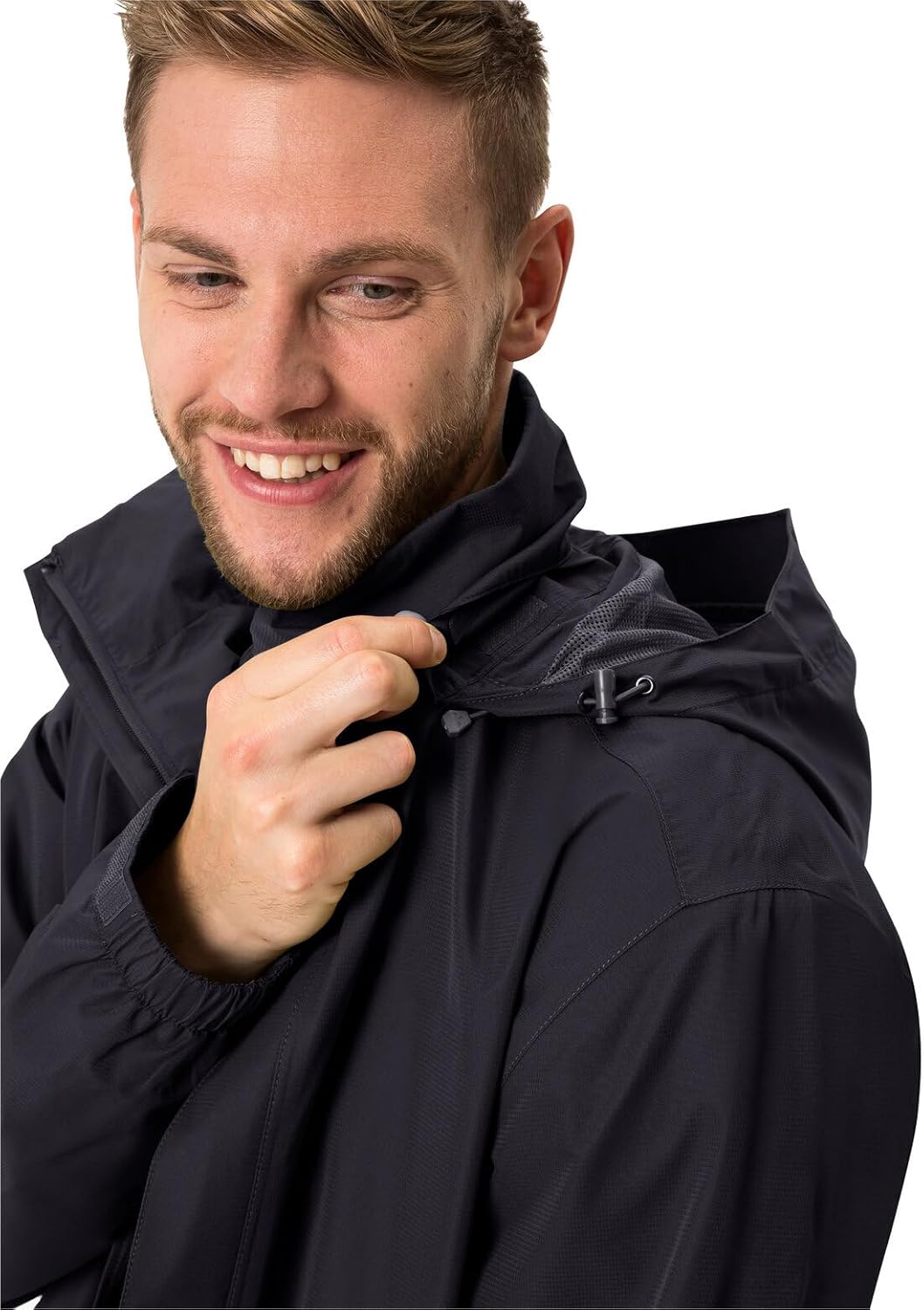 Thumbnail 4 de VAUDE Escape Light Regenjacke Herren – leichte 2-Lagen-Wasserdichtjacke mit verstaubarer Kapuze