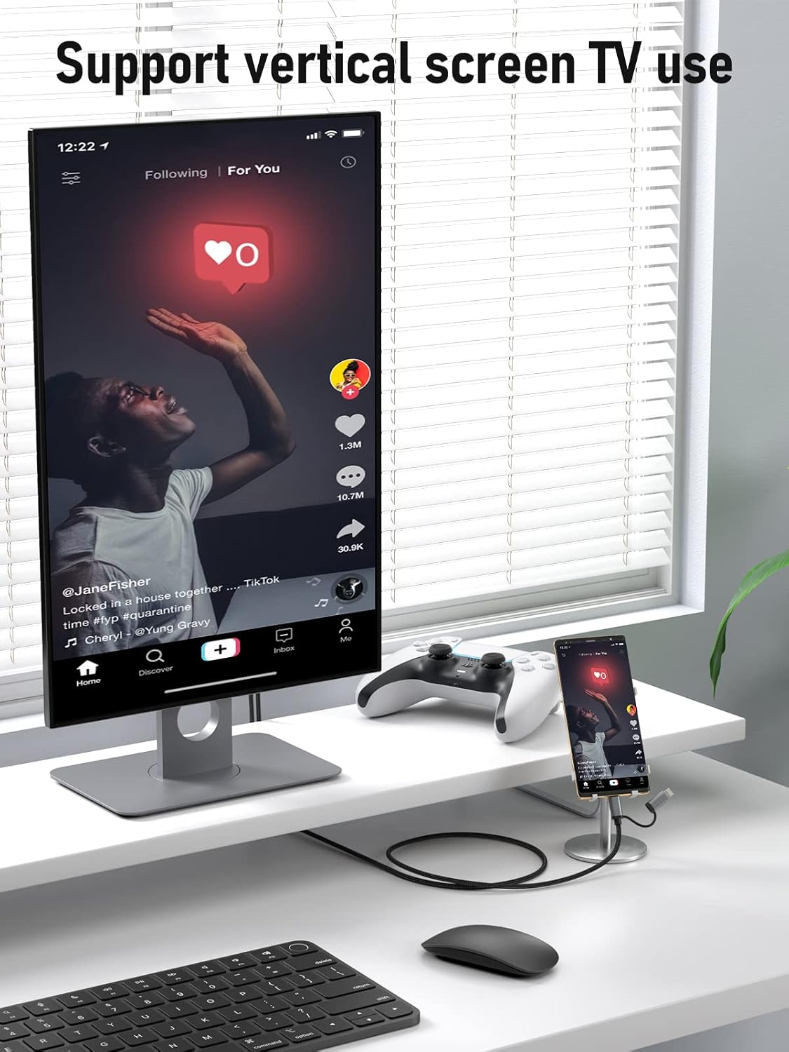 Detalle de Lemorele cavo adattatore HDMI MHL 2 in 1 (da Micro USB e USB-C a HDMI) 2 m per smartphone Android e TV/monitor