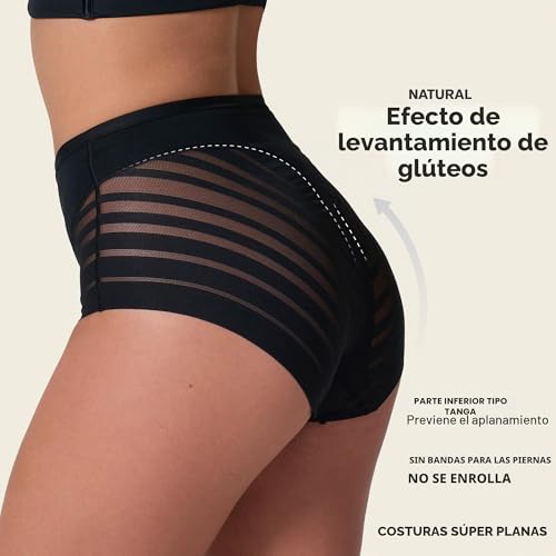 Thumbnail 3 de Leonisa Braga Faja Reductora sin Costura con Encaje – Tiro Alto para Mujer (Pack X2 disponible)