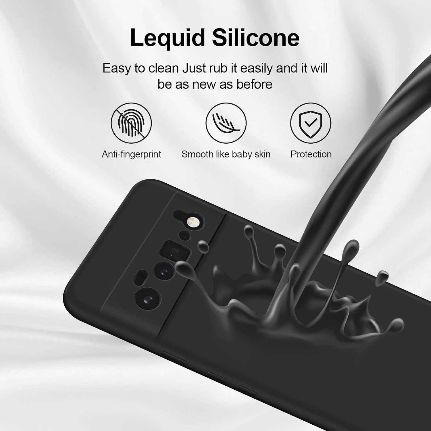 Detalle 2 de GiiYoon Silicone Case for Google Pixel 6 Pro