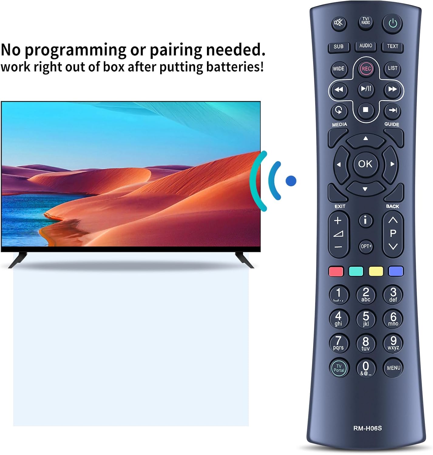 Thumbnail 4 de TCNOUMT RM-H06S Humax replacement remote control