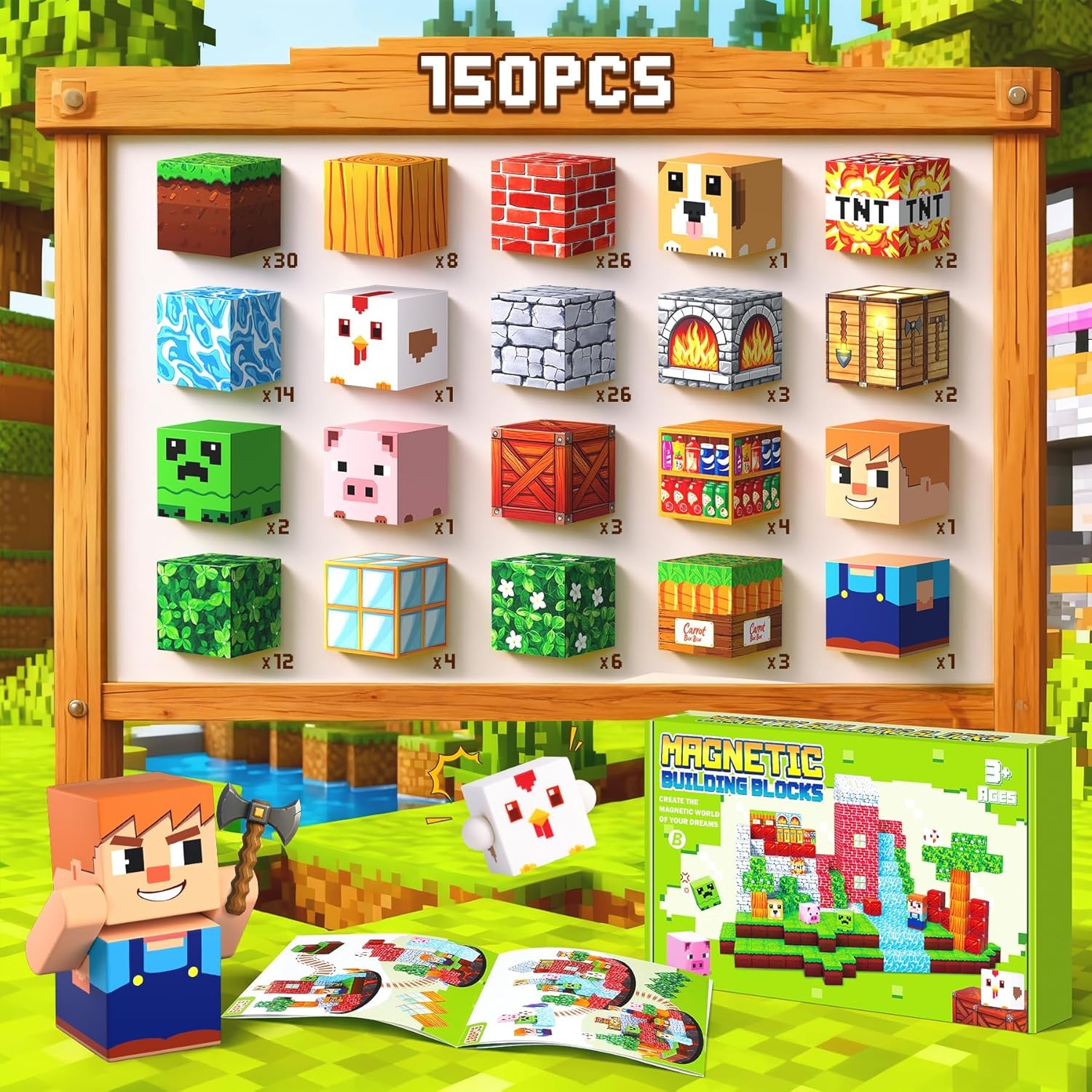 Thumbnail 5 de COOLJOYA Cube Magnétique 150 pièces