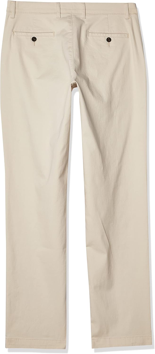 Thumbnail 4 de Amazon Essentials Men’s Straight-Fit Casual Stretch Chino Trousers (Khaki)
