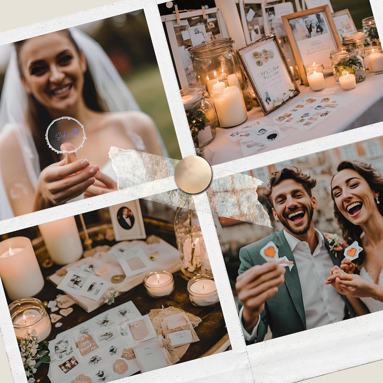 Thumbnail 6 de colortouch Hochzeitsaufkleber fürs Gästebuch (325 Motive) – Sticker für Wedding Scrapbook, Vintage-Bullet-Journal & Fotoalbum