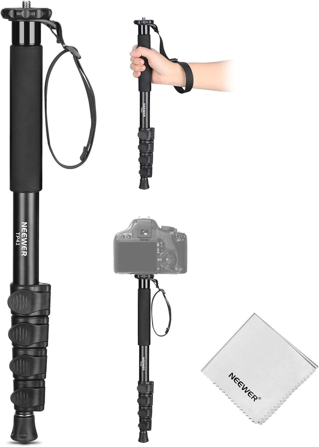 Detalle de NEEWER TP41 61in Camera Monopod
