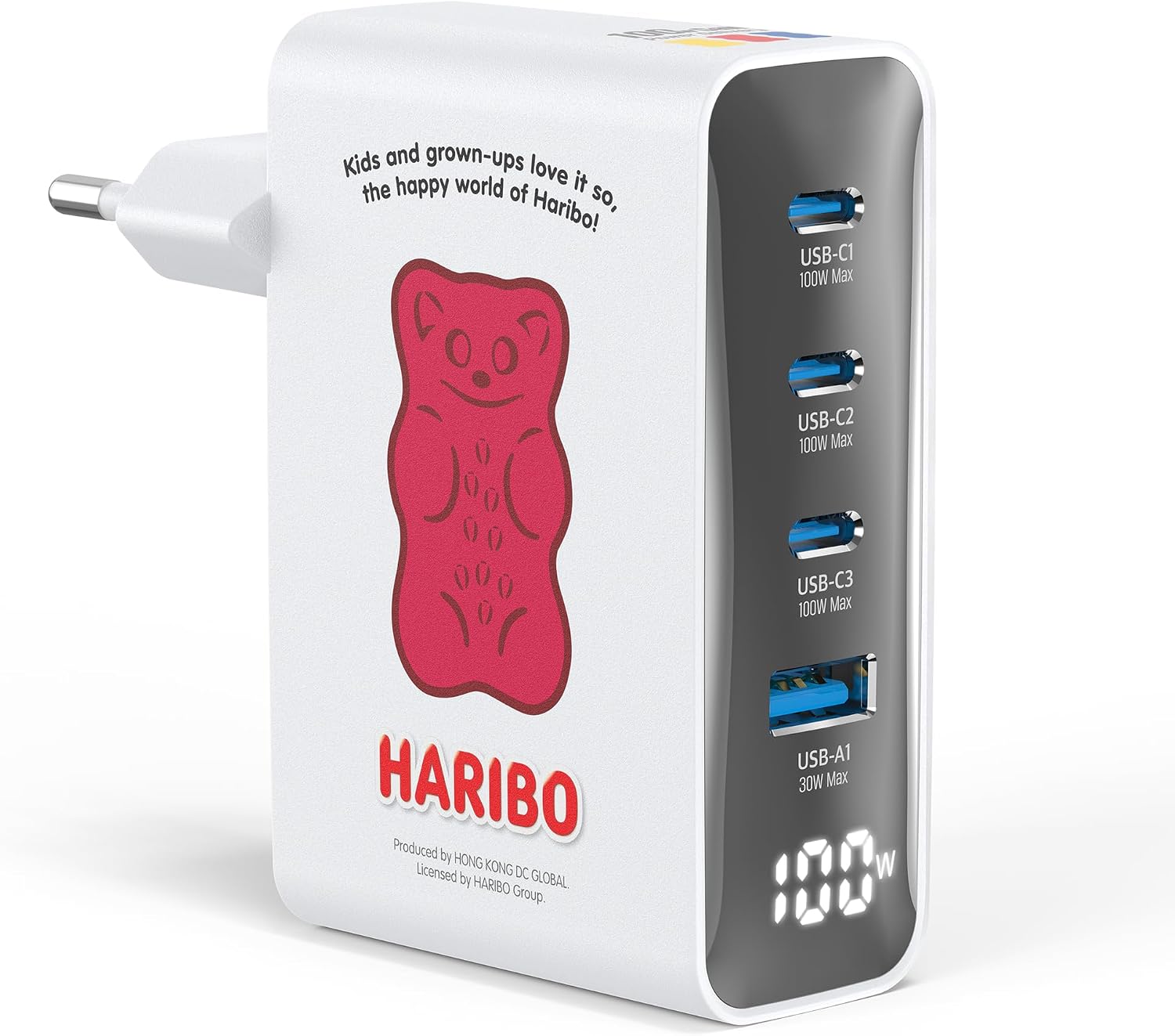 Detalle de DCHK HARIBO 100W 4-Port USB-C Ladegerät