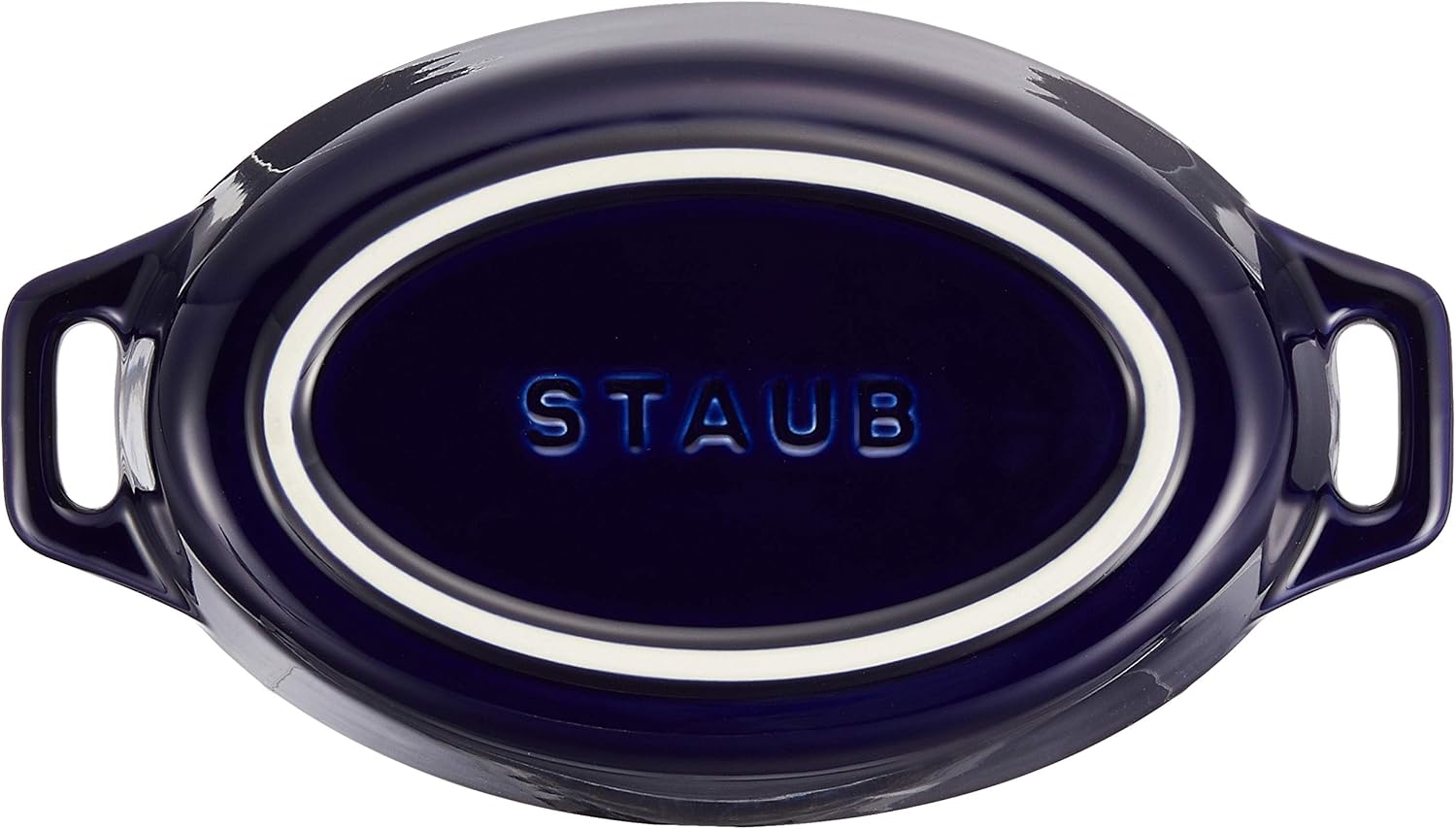 Detalle de staub ストウブ 40508-598 オーバルディッシュ グランブルー 17cm セラミック製