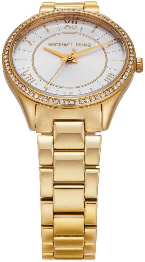 Thumbnail 2 de Michael Kors Lauryn da donna: Orologio quartz con cassa da 33 mm e cinturino in acciaio dorato