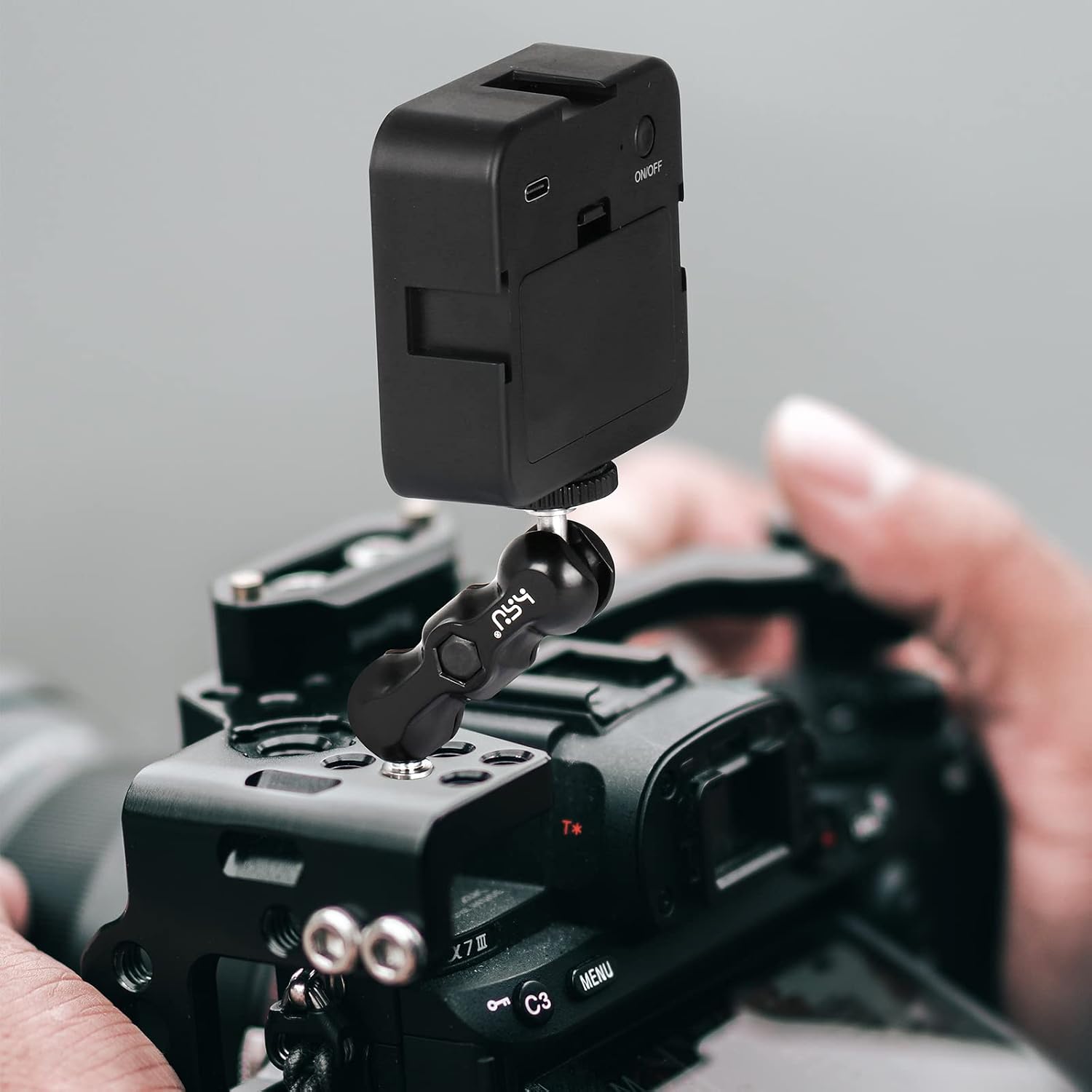 Thumbnail 6 de HSU Doppel-Kugelkopf-Adapter 1/4"