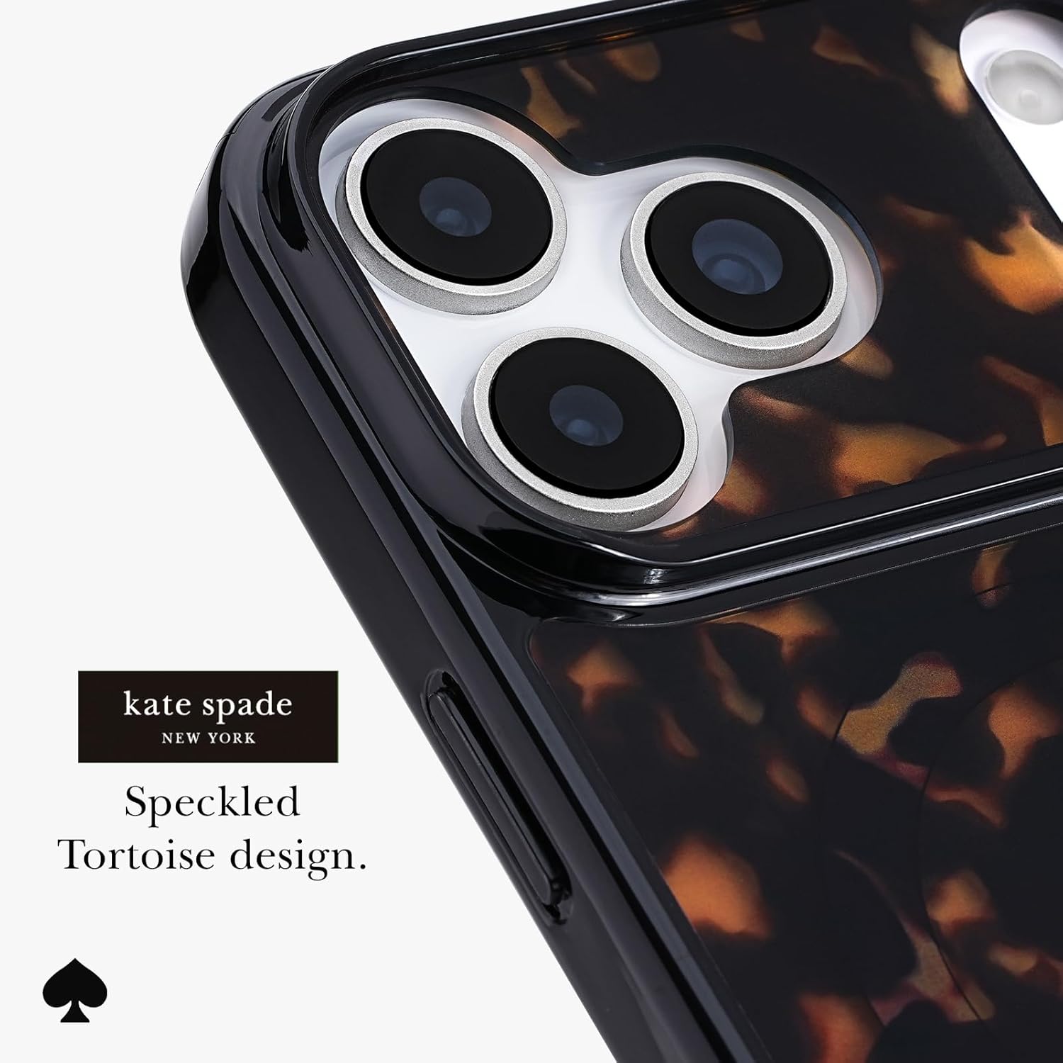 Detalle de kate spade new york iPhone 17 Pro Max Tortoise Case