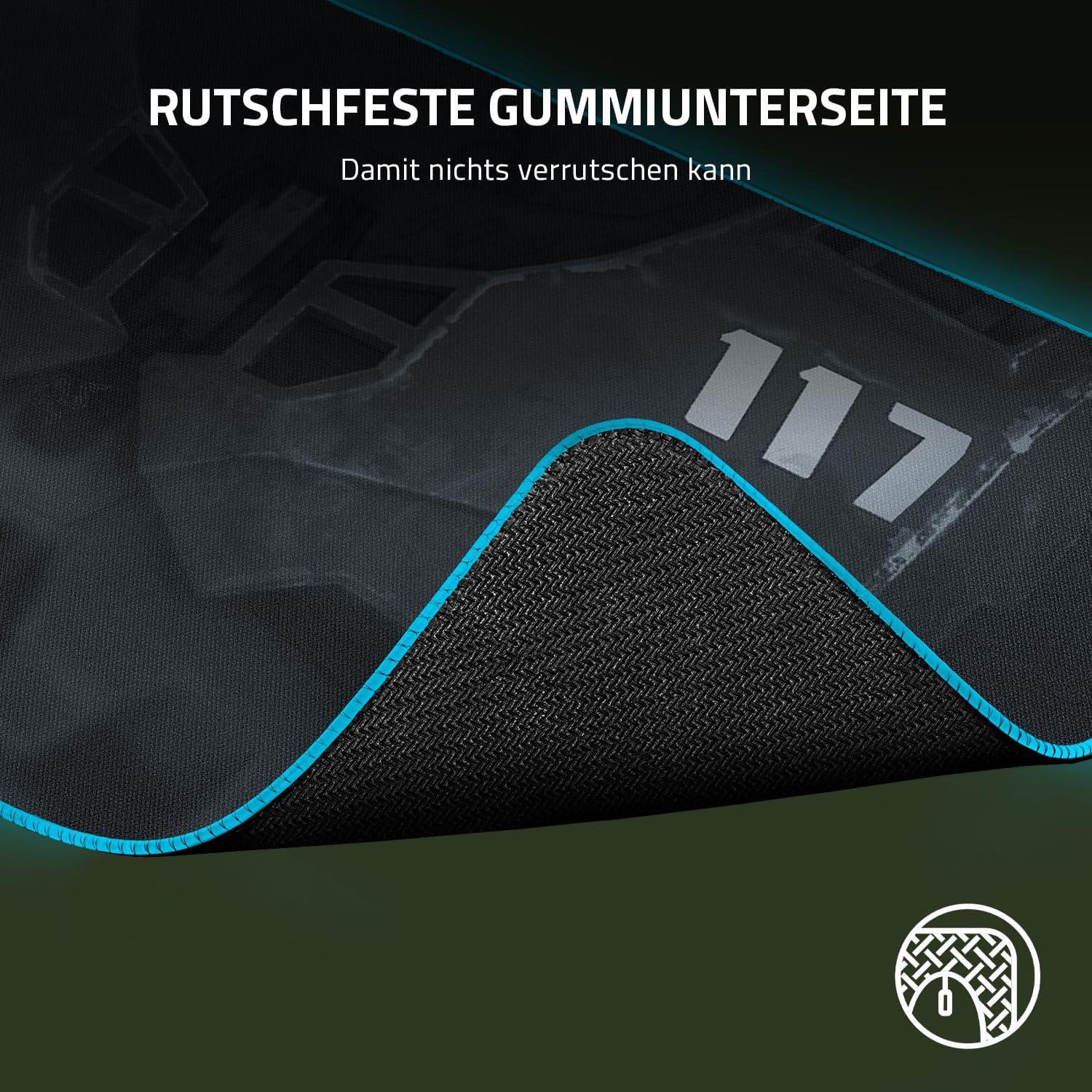 Detalle 2 de Razer Goliathus Extended Chroma (Halo Infinite Edition) – XXL Gaming Maus-Matte mit RGB-Beleuchtung