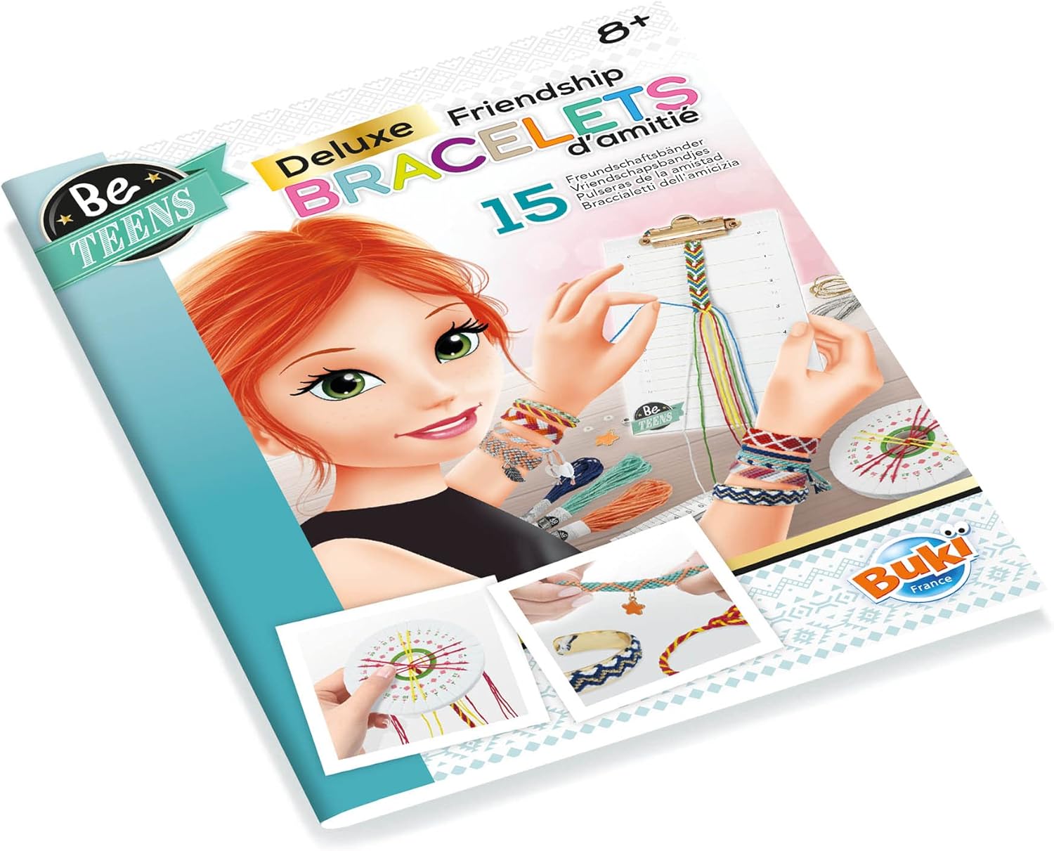 Thumbnail 5 de Buki BE402 Bracelets d'amitié deluxe – kit complet pour créer 15 bracelets