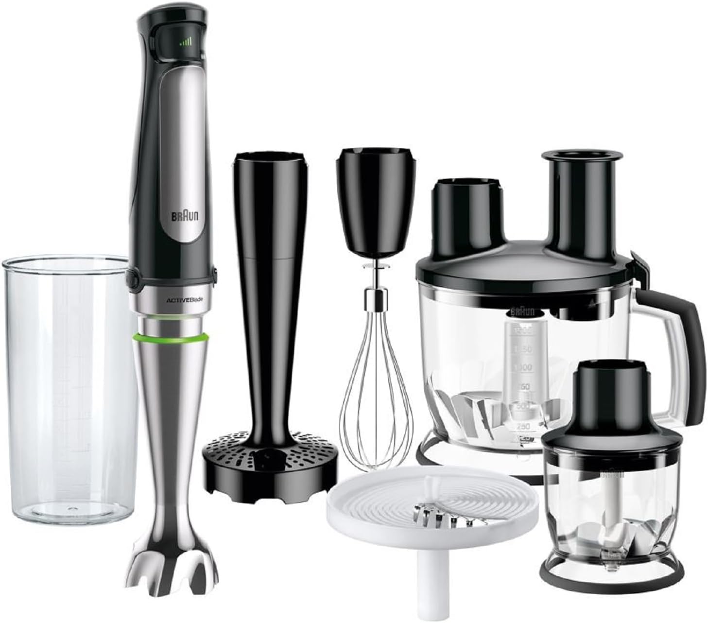 Detalle de Braun MultiQuick 7 Stabmixer 1000 W Schwarz