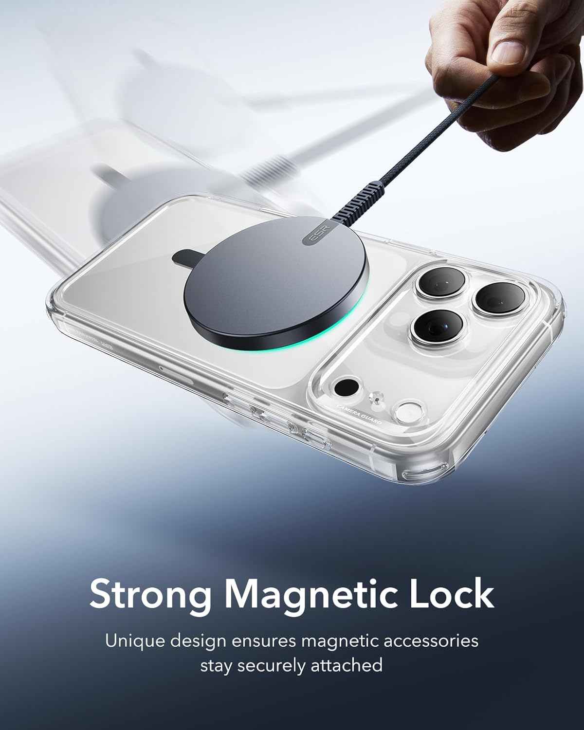 Detalle 2 de ESR MagSafe Ring 2-Pack magnetic adapter for iPhone