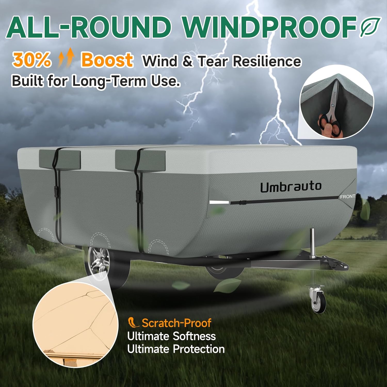 Detalle 2 de Umbrauto Pop Up Folding Camper Cover 10'โ12' ๐