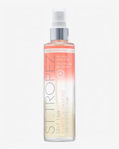 Detalle 2 de St. Tropez Self Tan Purity Vitamins Aqua Brume Corps – autobronzant corporel en brume Hydra et Vitamines