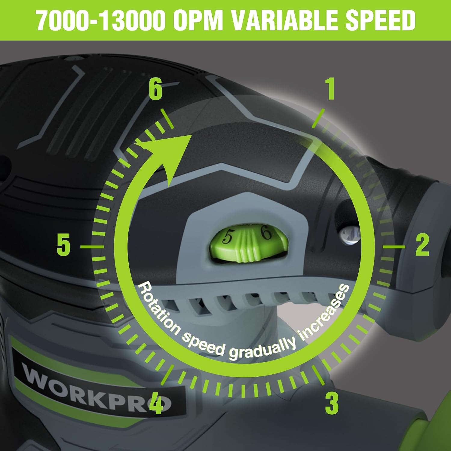 Thumbnail 3 de WORKPRO Orbital Sander 300W