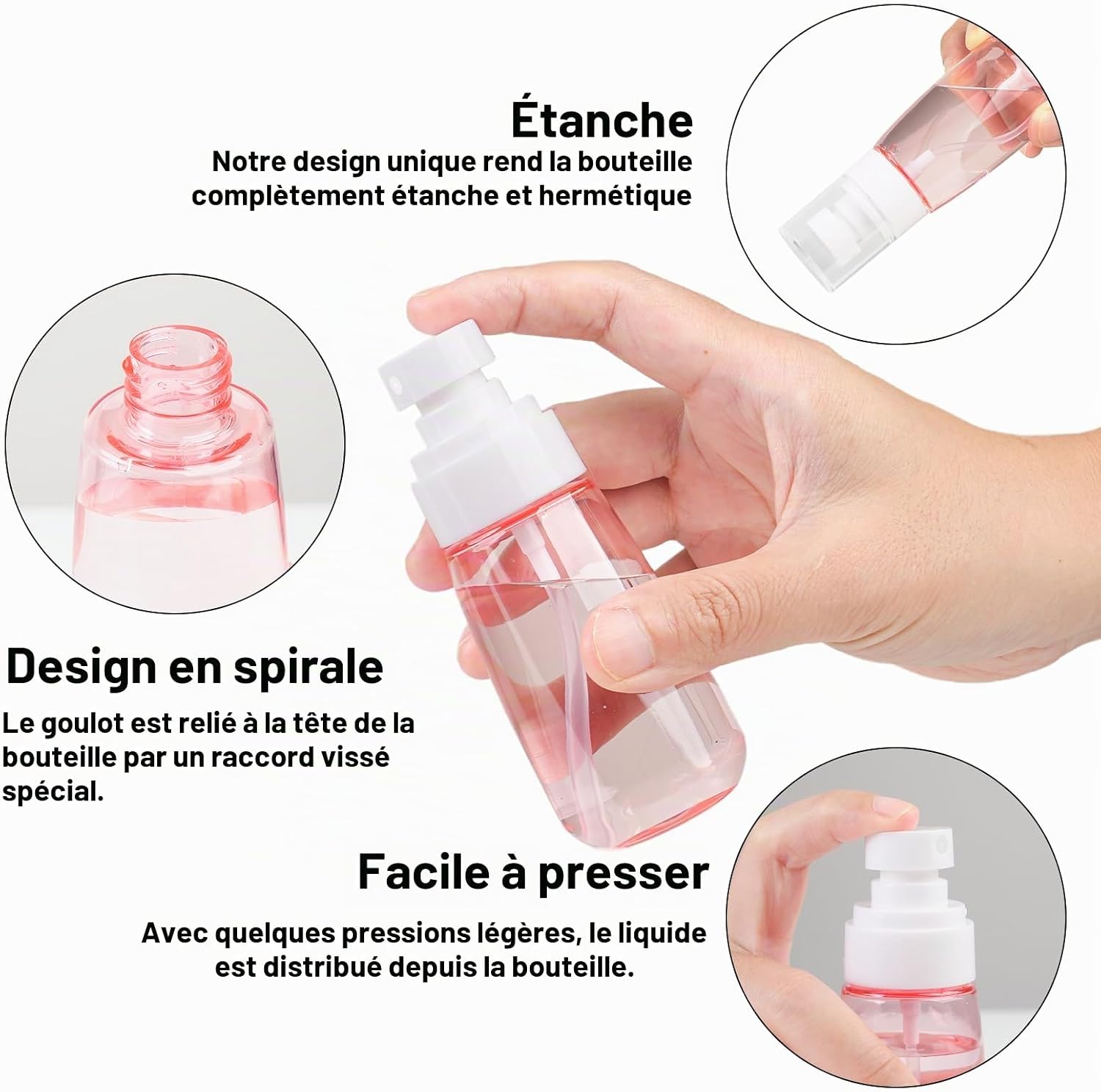 Thumbnail 2 de OMBRISA mini-verstuivers, 3 stuks van 60 ml in navulbaar PETG