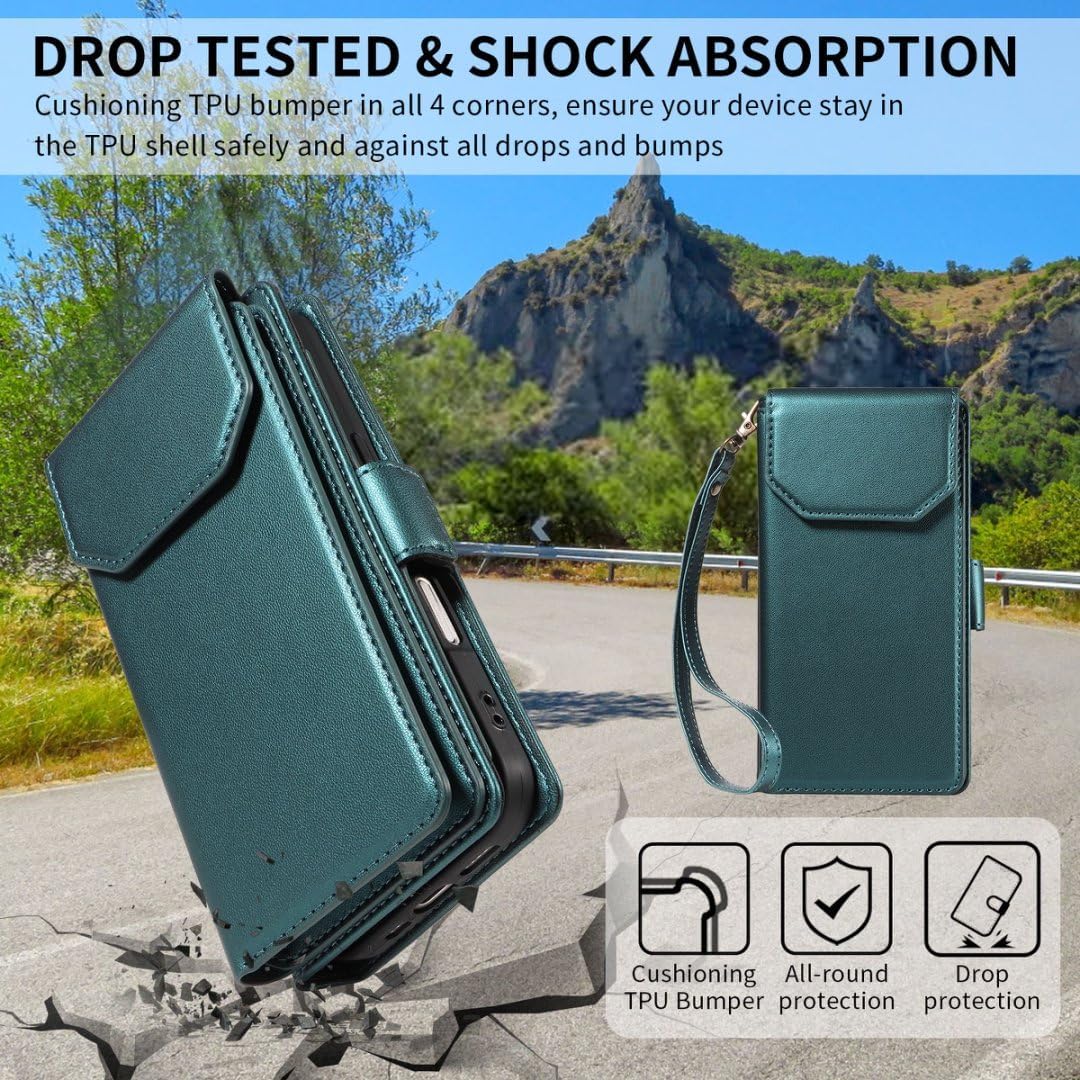 Thumbnail 6 de Asuwish Wallet Case with Screen Protector for Samsung Galaxy A06 5G