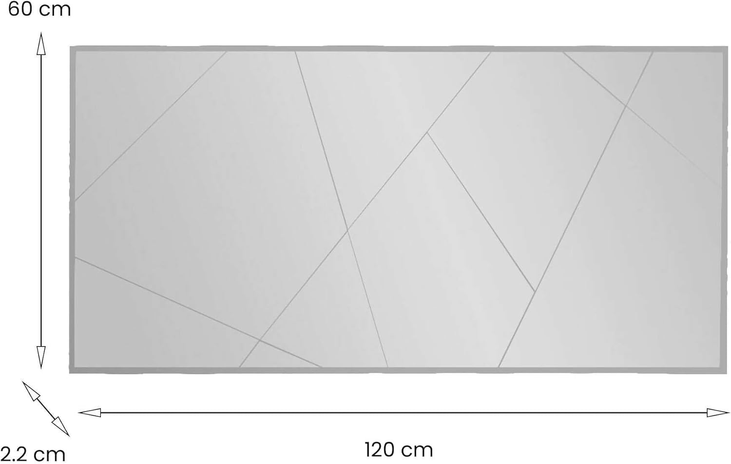 Detalle de Dmora Miroir Grenouille miroir mural 60 cm