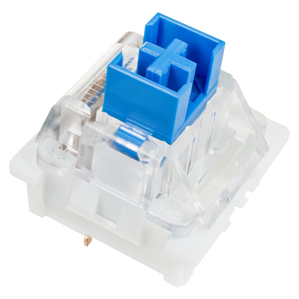 Detalle de OUTEMU Blue 3-Pin Keyswitches (20 pcs) for RGB Mechanical Gaming Keyboard
