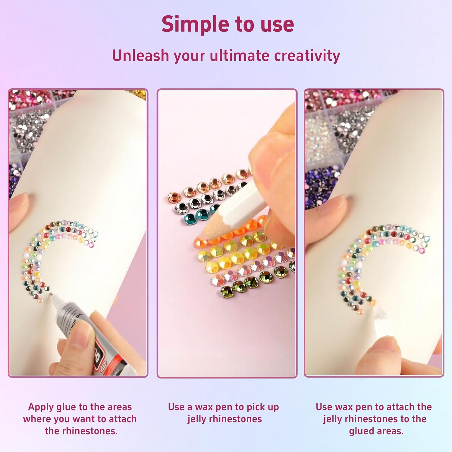 Thumbnail 2 de Rhinestone Bedazzling Kit, 40,000 Pieces