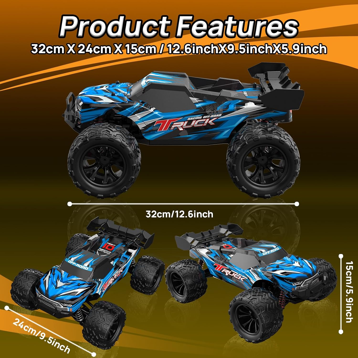 Thumbnail 3 de BORSTOYPRO 1:16 RC Monstertruck 40 km/h
