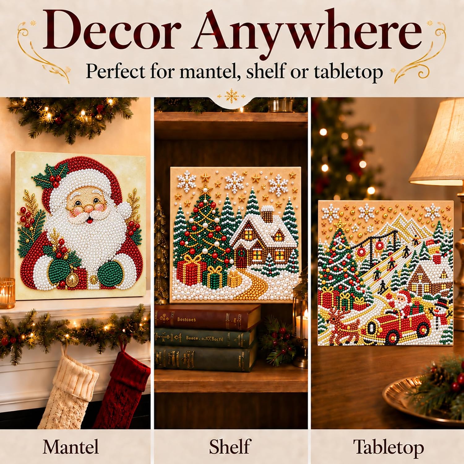 Detalle 2 de Diamond and Pearl Art Kit, 10 x 10 in