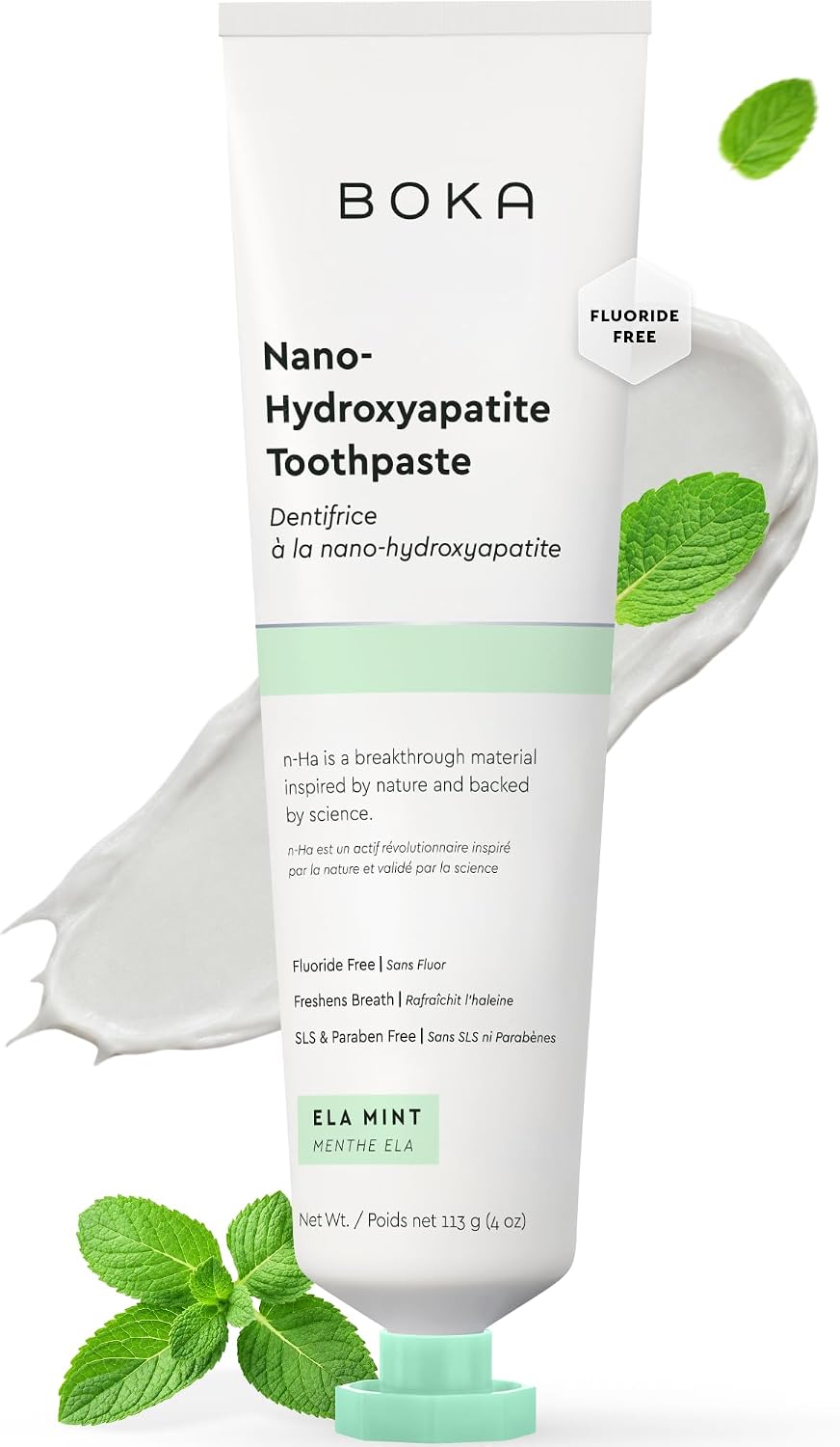 Detalle de Boka Ela Mint NHA Toothpaste 4 oz