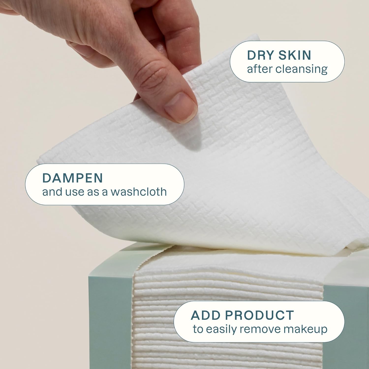 Detalle 2 de Cliganic Facial Towelettes XL