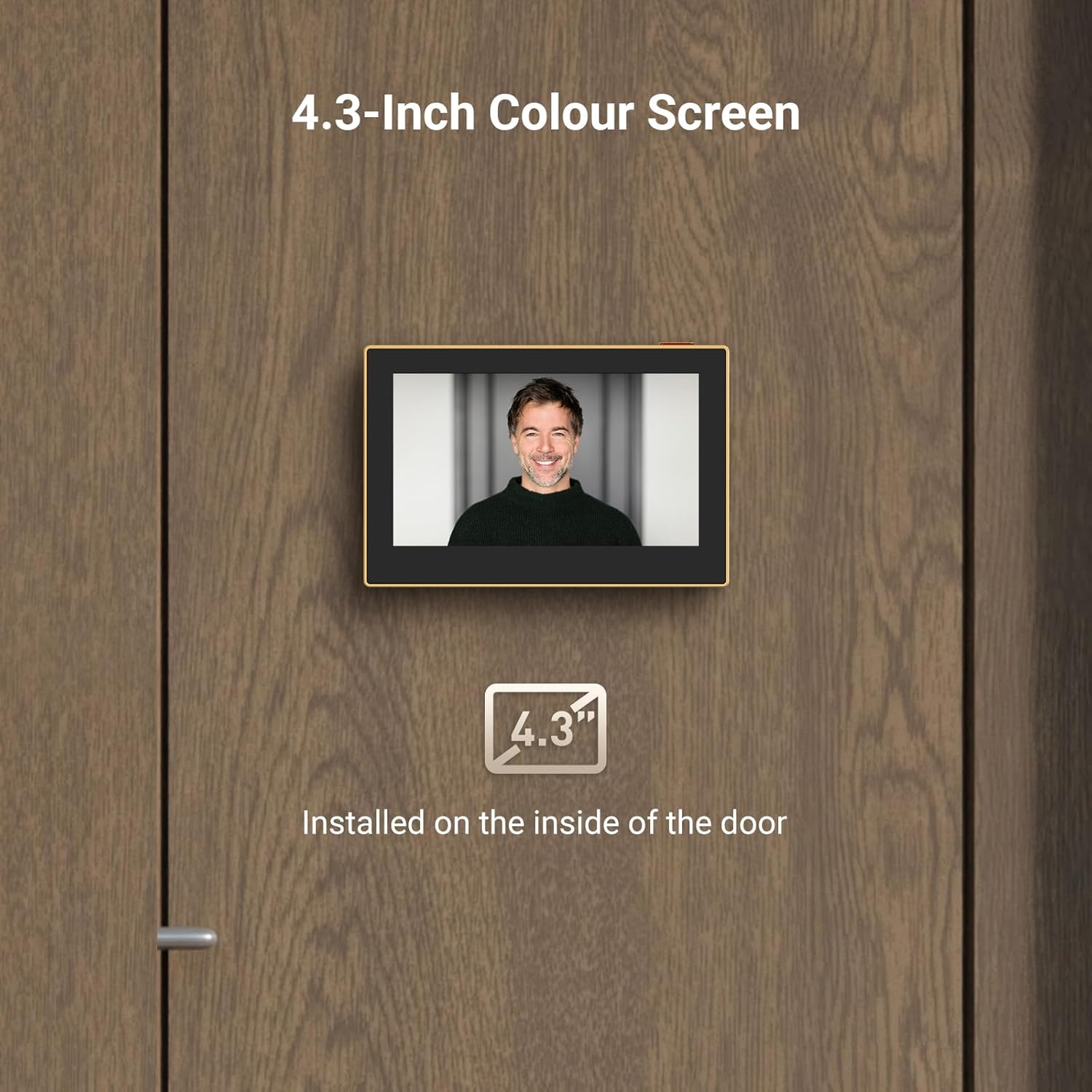 Thumbnail 2 de EZVIZ Peephole Camera CP2: Wireless Door Viewer with 4.3" Indoor Screen