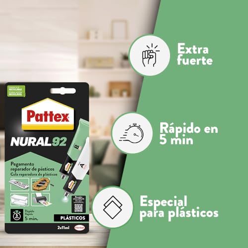 Detalle 2 de Pattex Nural 92 pegamento para plásticos 22 ml
