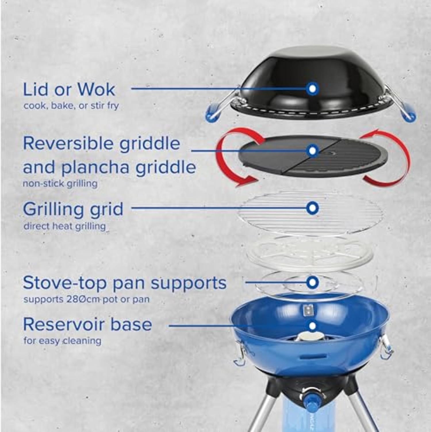 Thumbnail 1 de Campingaz Party Grill | All-in-One Portable Camping Stove and Grill