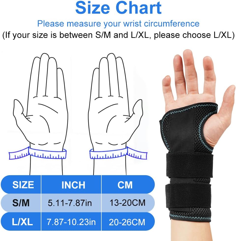Thumbnail 5 de AOGOE Orthese Poignet – Attelle Poignet Réglable à 3 Éclisses Métalliques