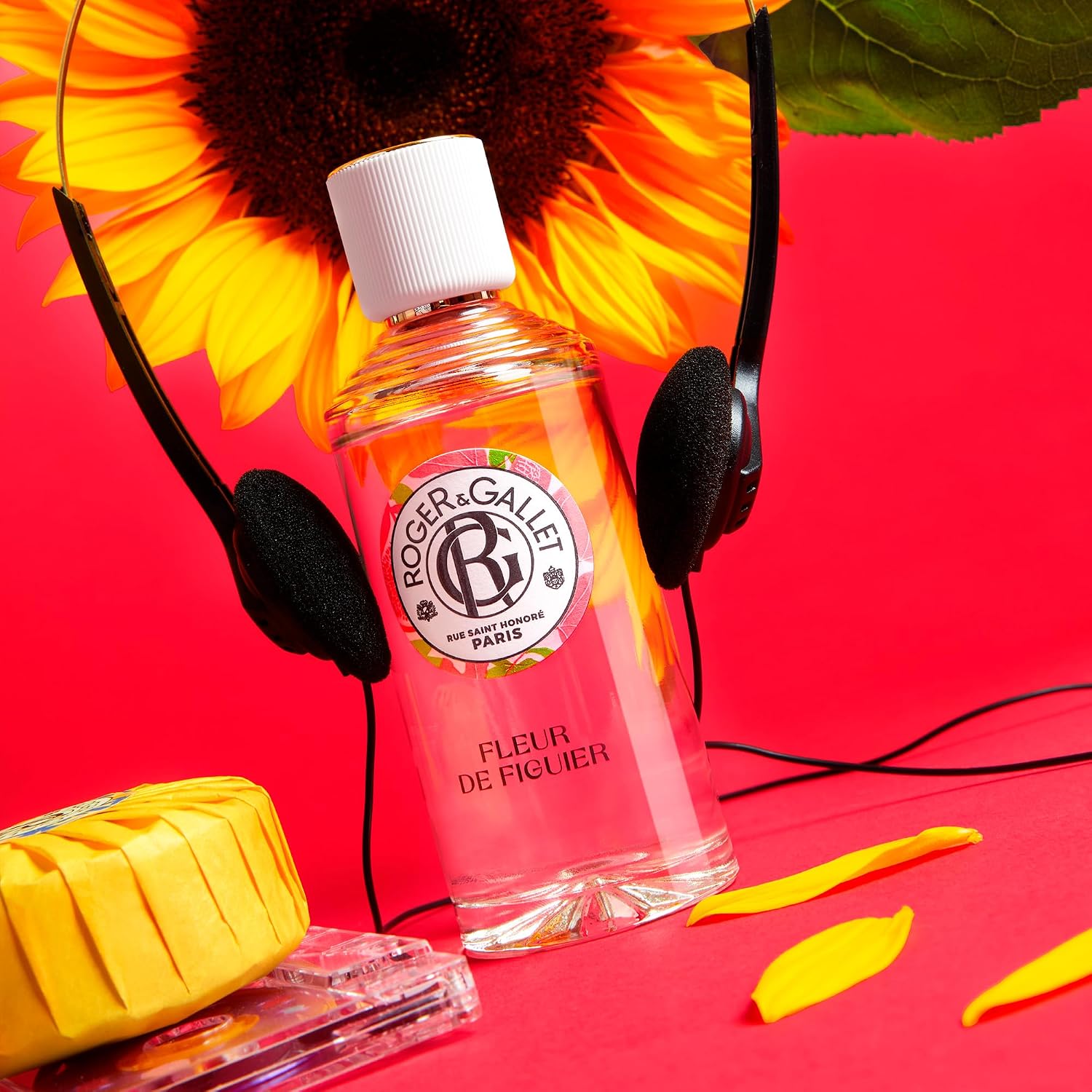 Detalle de ROGER & GALLET Fleur de Figuier set med eau de toilette och doftljus
