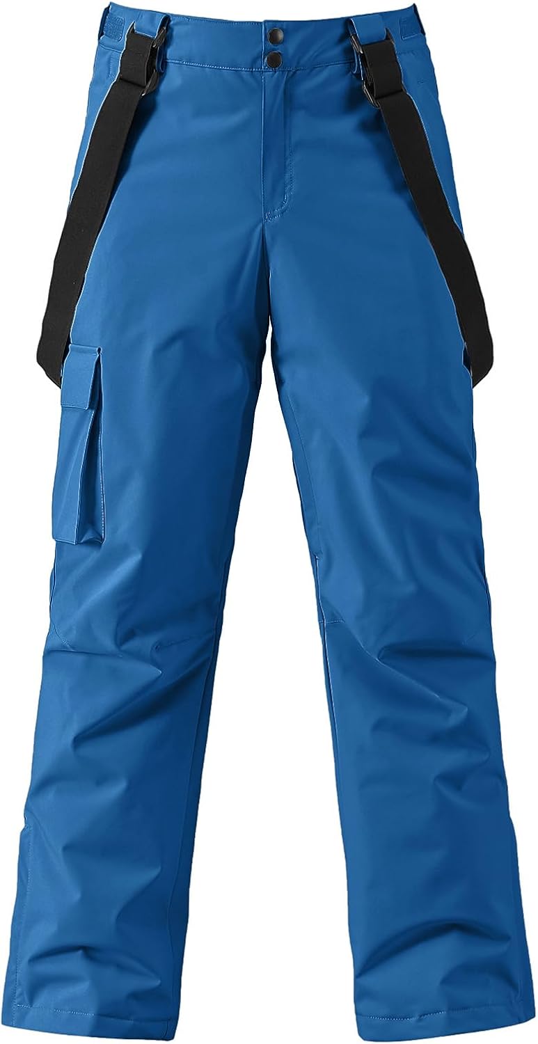 Thumbnail 4 de YEEFINE Men's Ski Snow Pants Insulated Waterproof