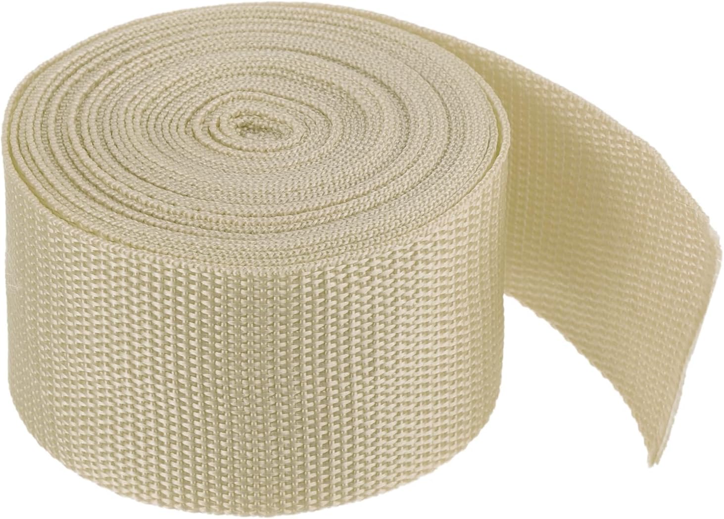 Detalle de TOP-VIGOR 2 inch x 25 Yard Flat Polypropylene Webbing Strap – Lightweight, Waterproof and Versatile