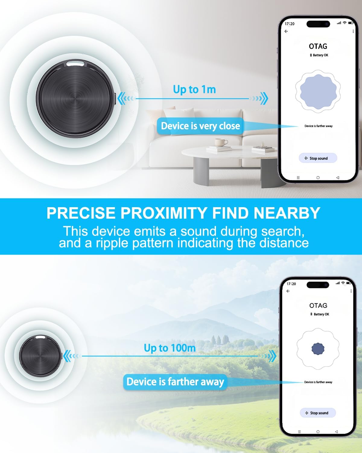 Thumbnail 6 de Android Tracker Tags 2 Pack: Key Finder and Item Locator for Android (Google Find Hub)